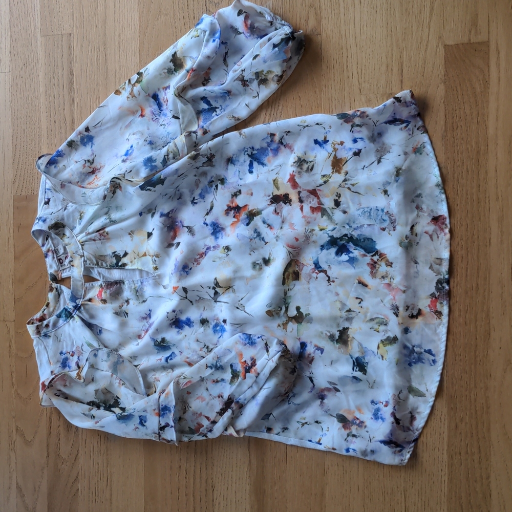 Anthropologie floral blouse